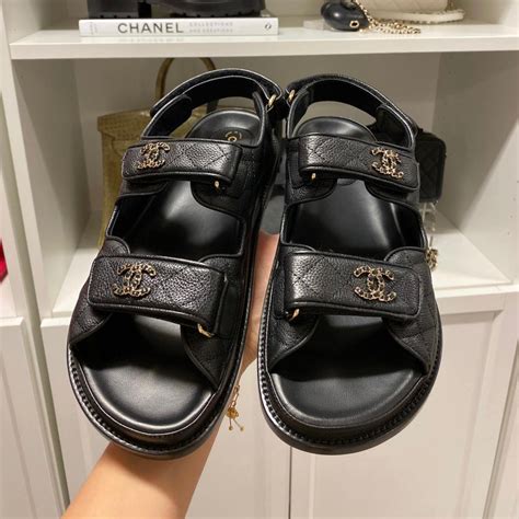 chanel sandals leather|new Chanel sandals 2020.